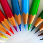 colourful crayons